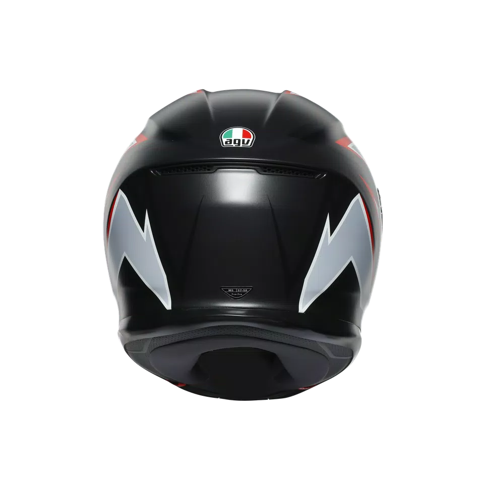 K6 E2205 MULTI - FLASH MATT BLACK/GREY/RED -  - 5