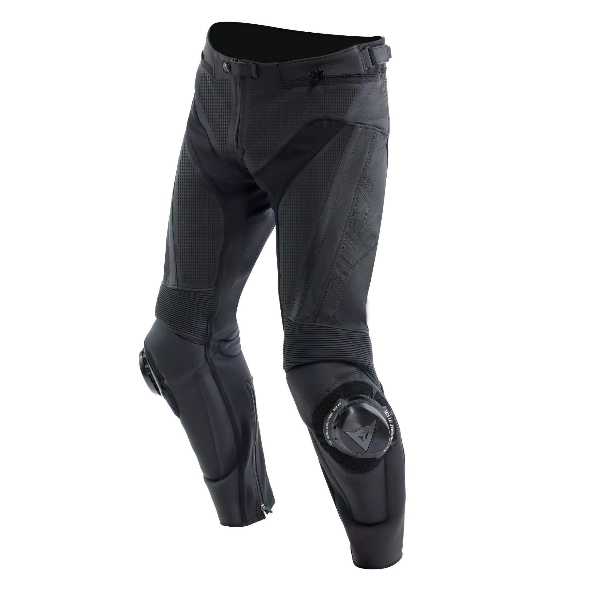 DELTA 4 - MEN LEATHER MOTORCYCLE PANTS PERF. SHORT/TALL FIT