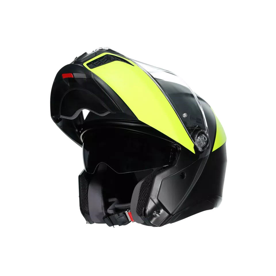 TOURMODULAR BALANCE MATT BLACK/YEL FL/GREY - MOTORRAD MODULARHELM E2206 -  - 10