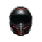TOURMODULAR FREQUENCY MATT GUNMETAL/RED - MOTORBIKE FLIP UP HELMET E2206