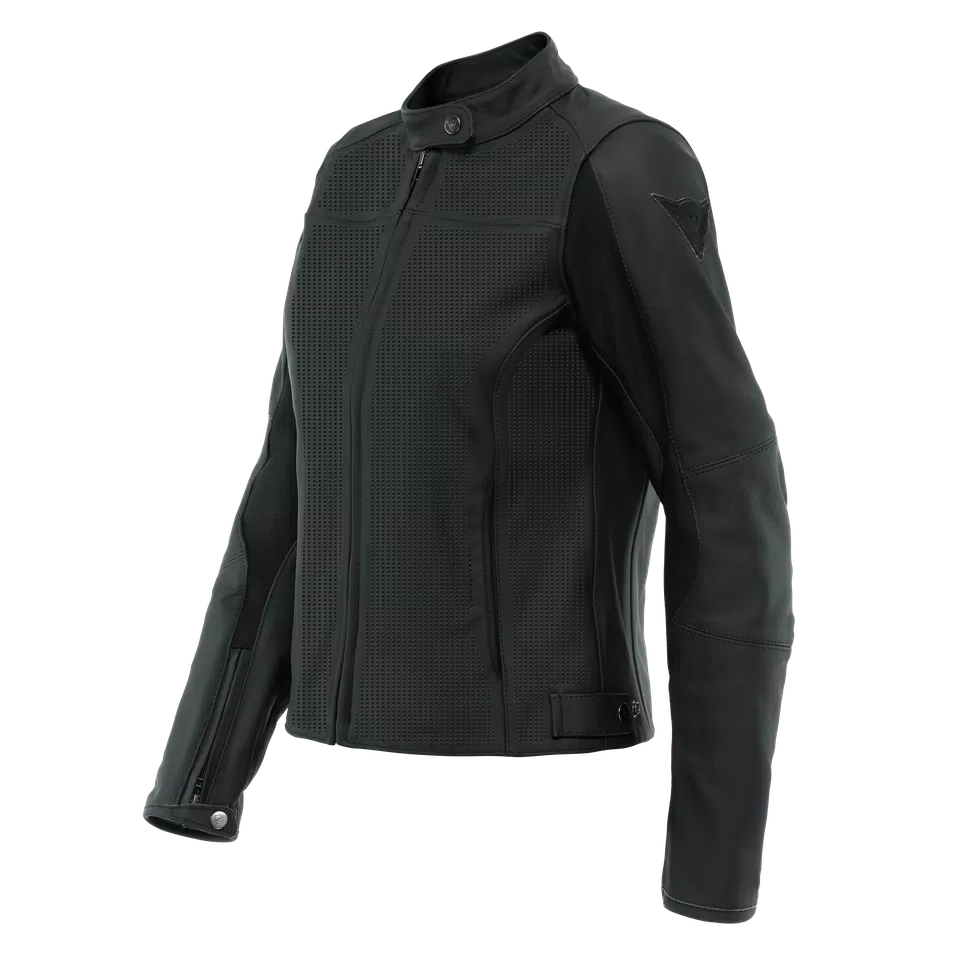 RAZON 2 - WOMEN'S MOTORCYCLE PERFORATED LEATHER JACKET RAZON 2 - WOMEN'S MOTORCYCLE PERFORATED LEATHER JACKET