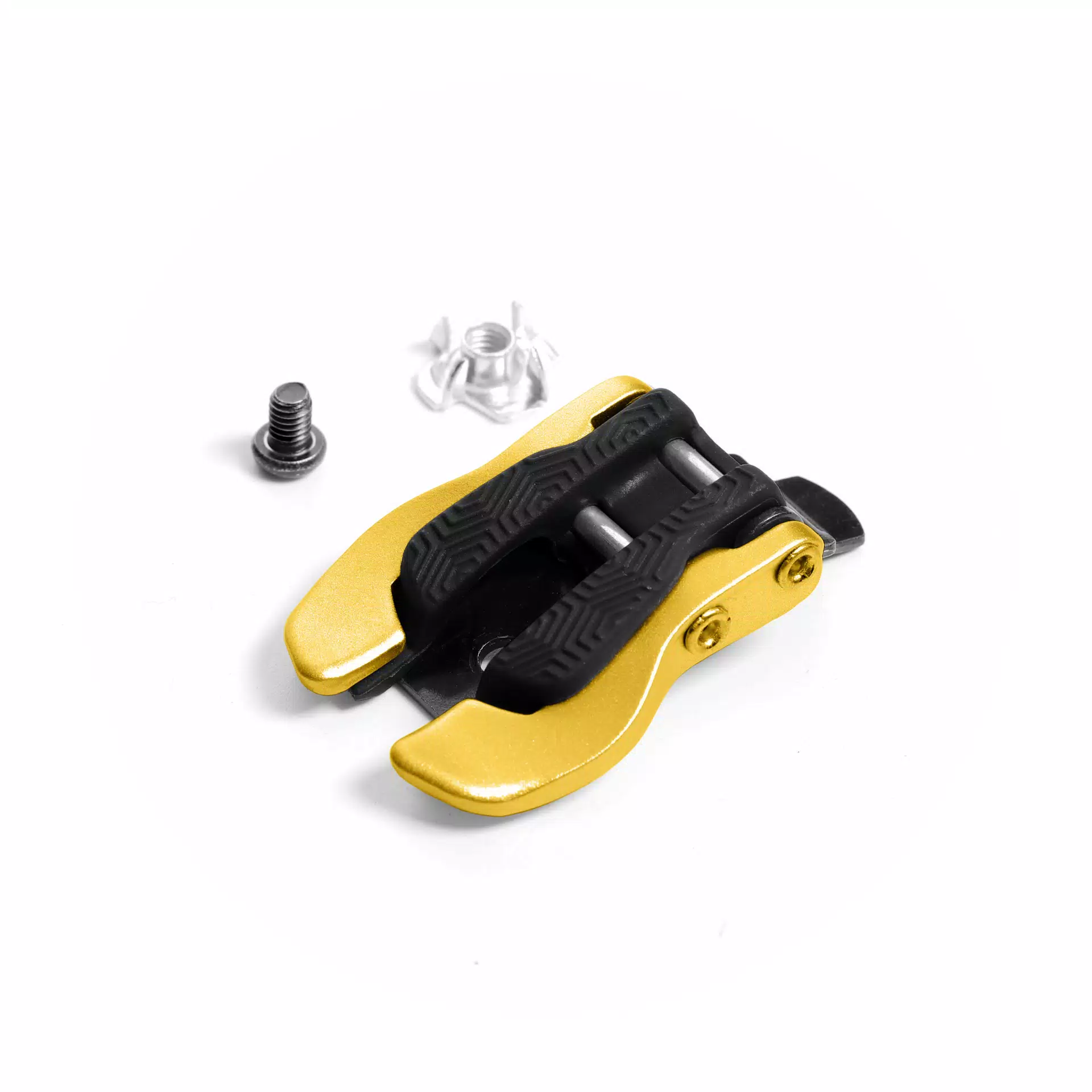HEBILLA DE ALUMINIO Y NYLON PARA COMP EVO+COMP – ORO/NEGRO
