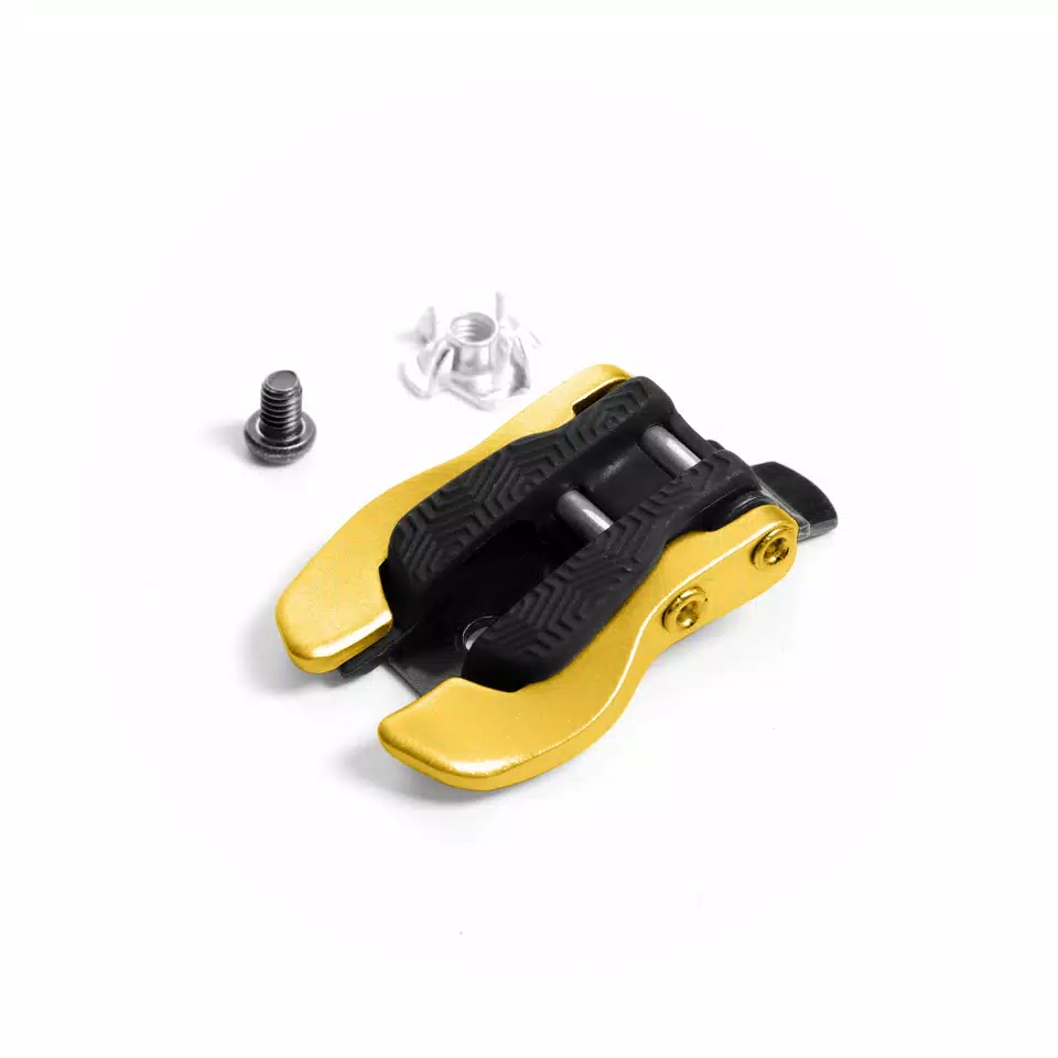 HEBILLA DE ALUMINIO Y NYLON PARA COMP EVO+COMP – ORO/NEGRO -  - 1