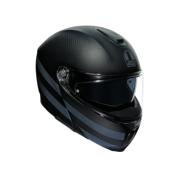 sportmodular-dark-refractive-carbon-black-motorrad-modularhelm-e2205 image number 0