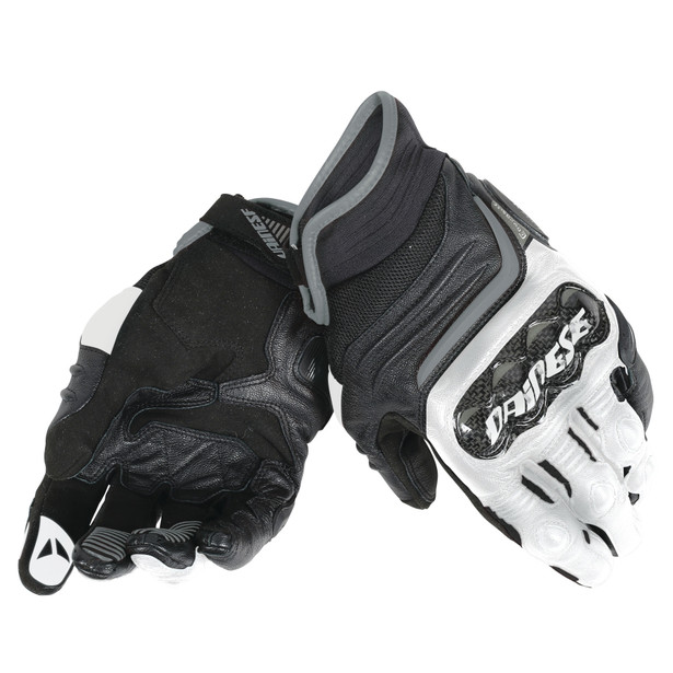 carbon-d1-short-gloves-black-white-anthracite image number 0
