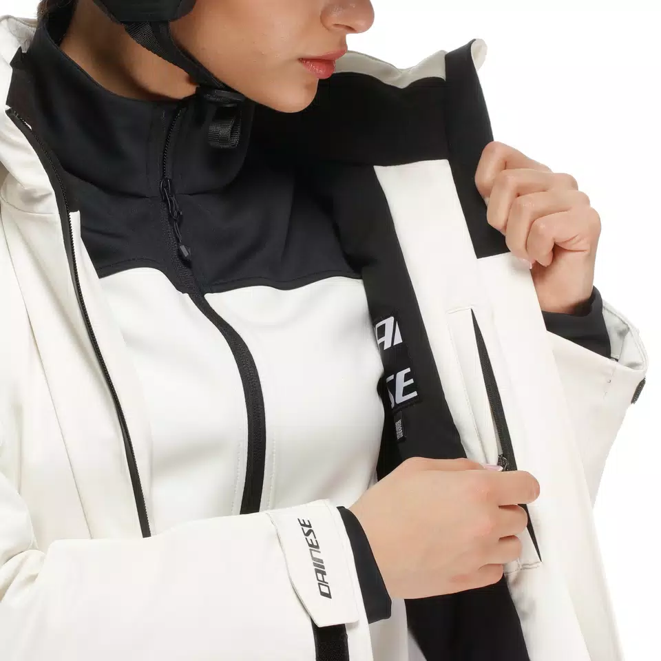 SPEED DEMON LAB - WOMEN’S SKI JACKET - WHITE/STRETCH-LIMO - 10