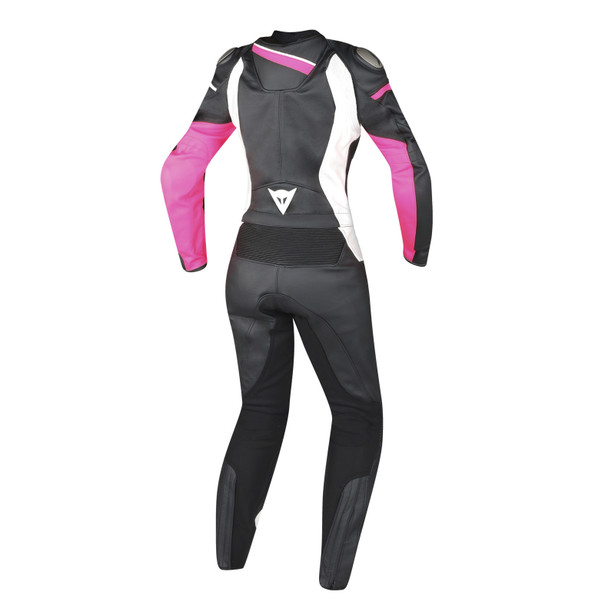 veloster-2-piece-lady-suit-black-fuchsia-white image number 1