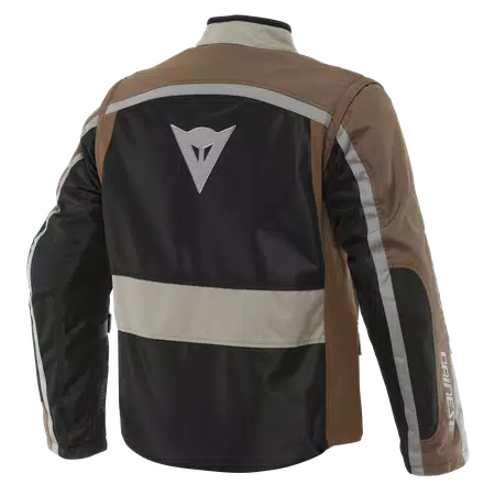 OUTLAW TEX - MEN'S SUMMER MOTORCYCLE JACKET IN FABRIC - BLACK/CARAFE/WALNUT/CHARCOAL-GRAY - 2