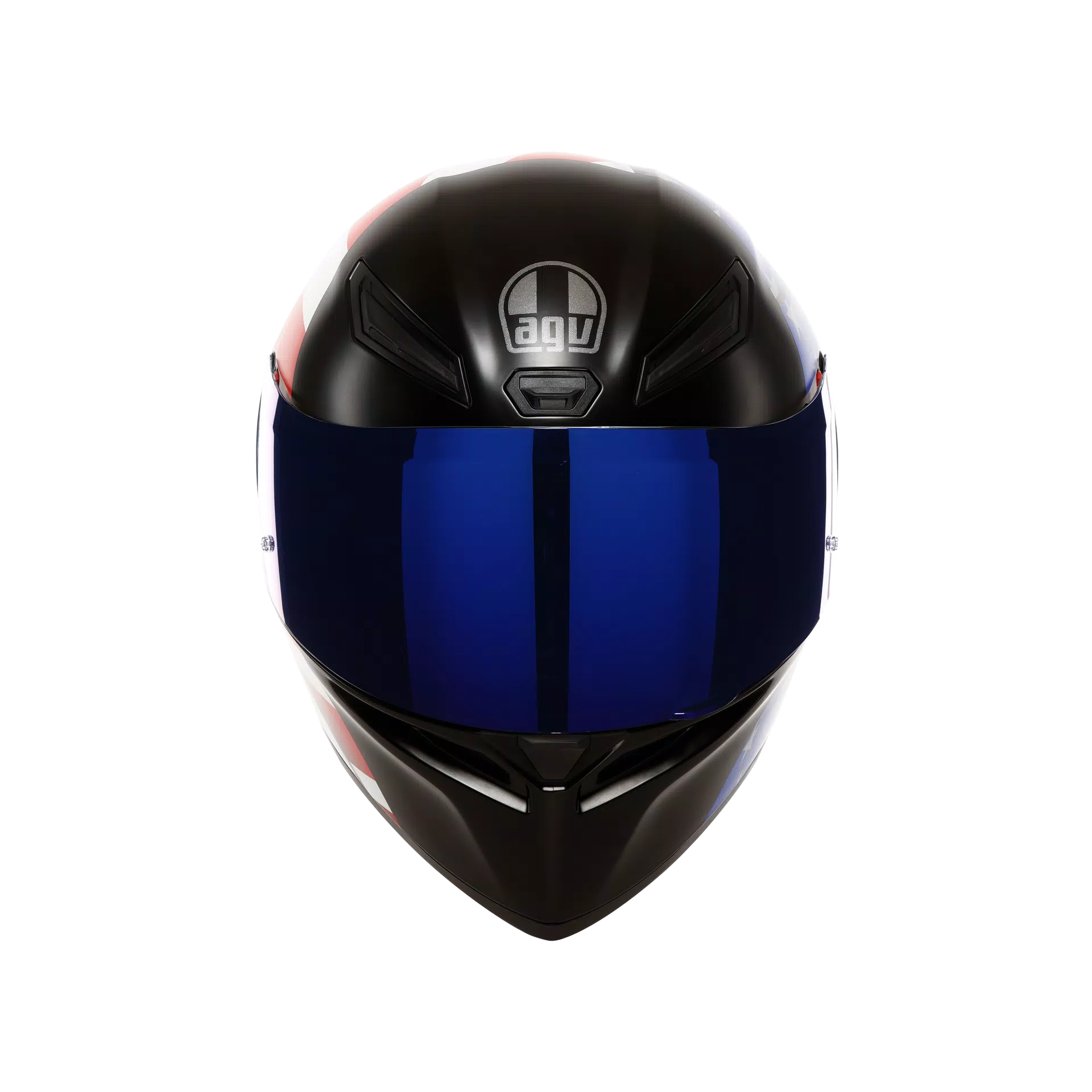 K1 S US FLAG MATT BLACK/RED/BLUE - MOTORBIKE FULL FACE HELMET DOT (E2206)