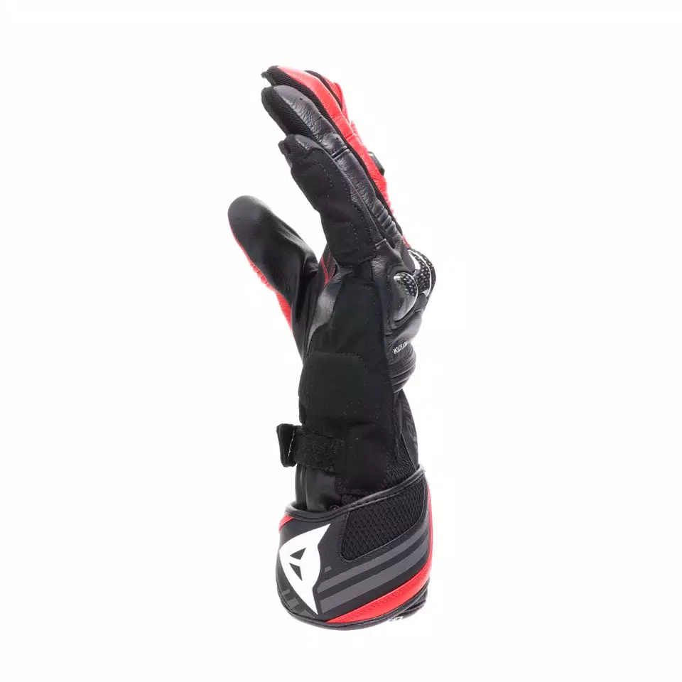 REACTO CARBON LONG GLOVES - BLACK/RED-LAVA - 4