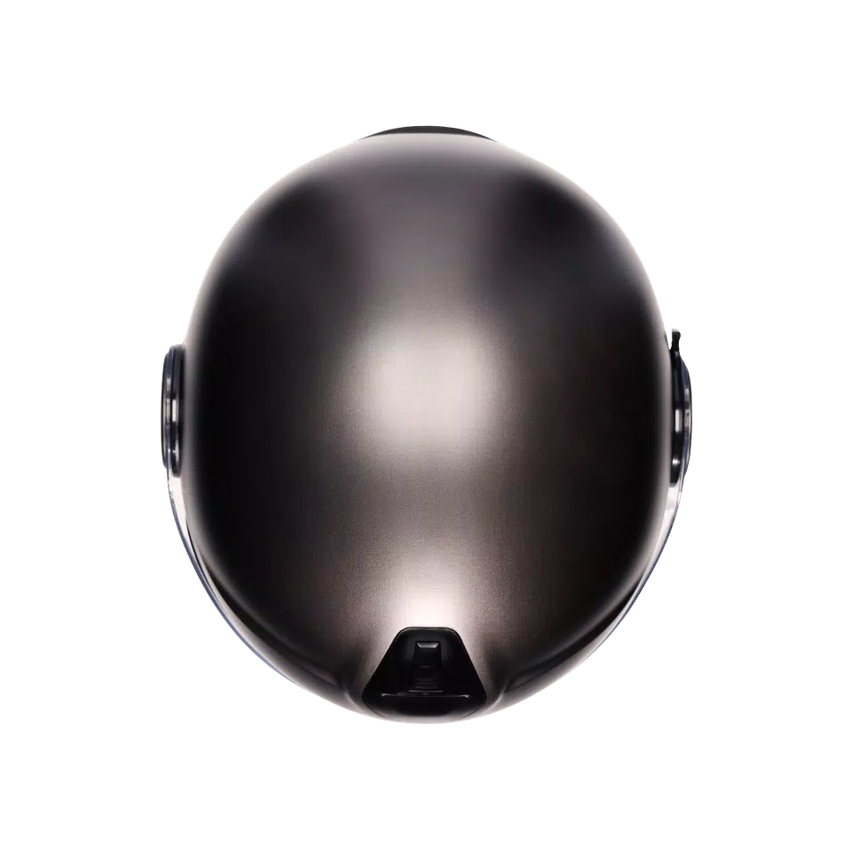 ETERES MONO MATT ASFALTO GREY - MOTORBIKE OPEN FACE HELMET E2206 -  - 7