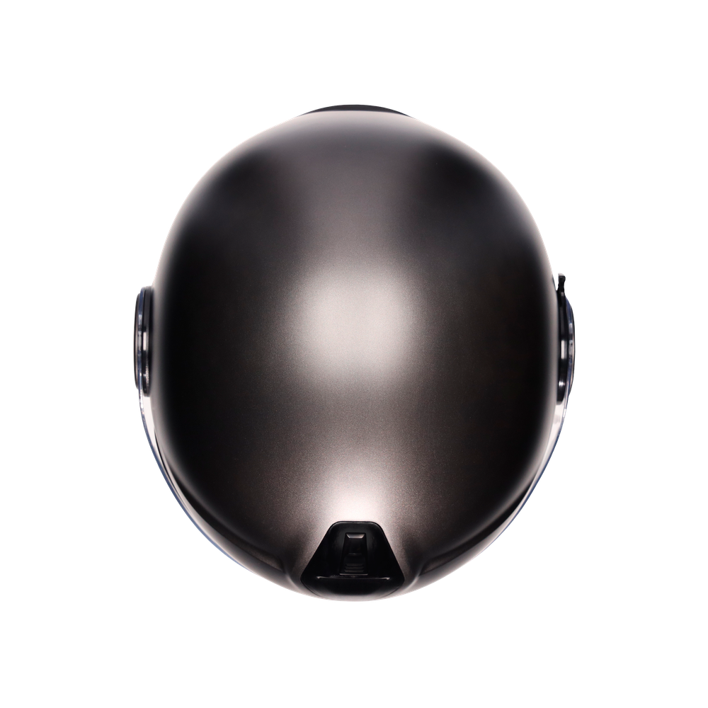 eteres-mono-matt-asfalto-grey-motorbike-open-face-helmet-e2206 image number 6