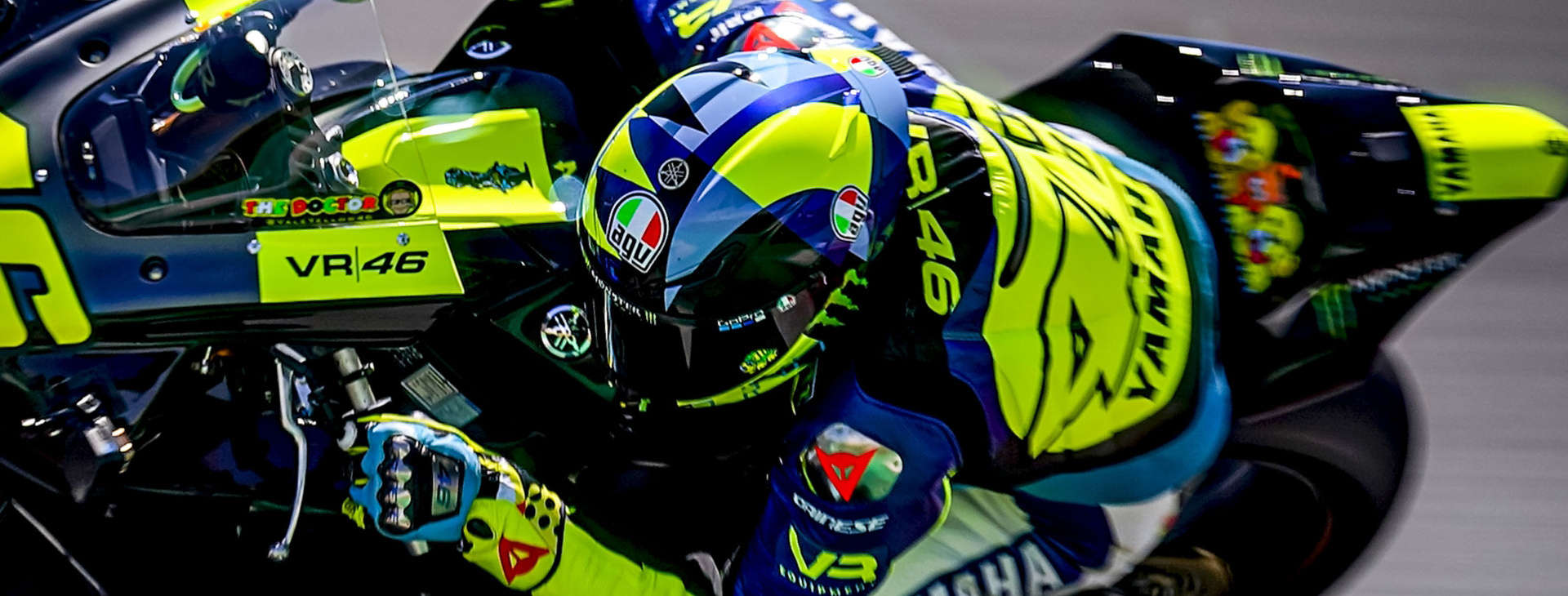 Casco Agv Pista GP Soleluna Qatar Valentino Rossi 