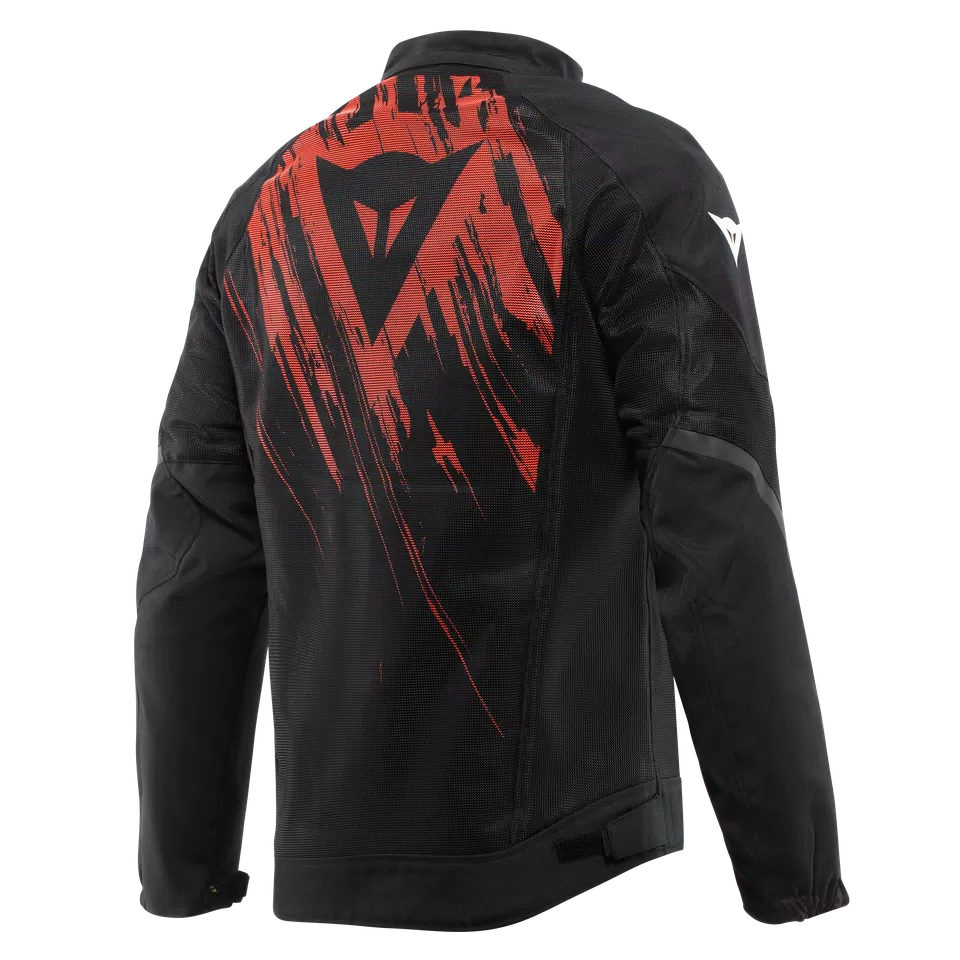 HEROSPHERE AIR - MEN SUMMER MOTORCYCLE JACKET - BLACK/RED TARMAC - 2