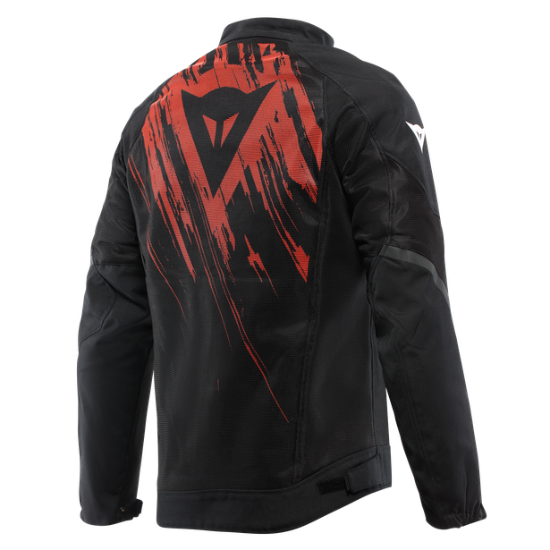 herosphere-air-tex-giacca-moto-in-tessuto-uomo-black-red-tarmac image number 1