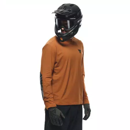 HGR JERSEY LS - MEN'S LONG SLEEVE BIKE T-SHIRT - TRAIL-BROWN - 5