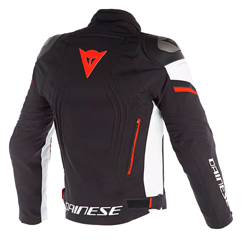 RACING 3 D-DRY® JACKET | BLACK/WHITE/FLUO-RED | Dainese RACING 3 D-DRY® JACKET | BLACK/WHITE/FLUO-RED | Dainese