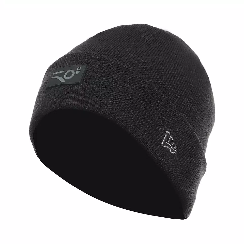 #B03 ANNIVERSARY CUFF BEANIE - BLACK - 1