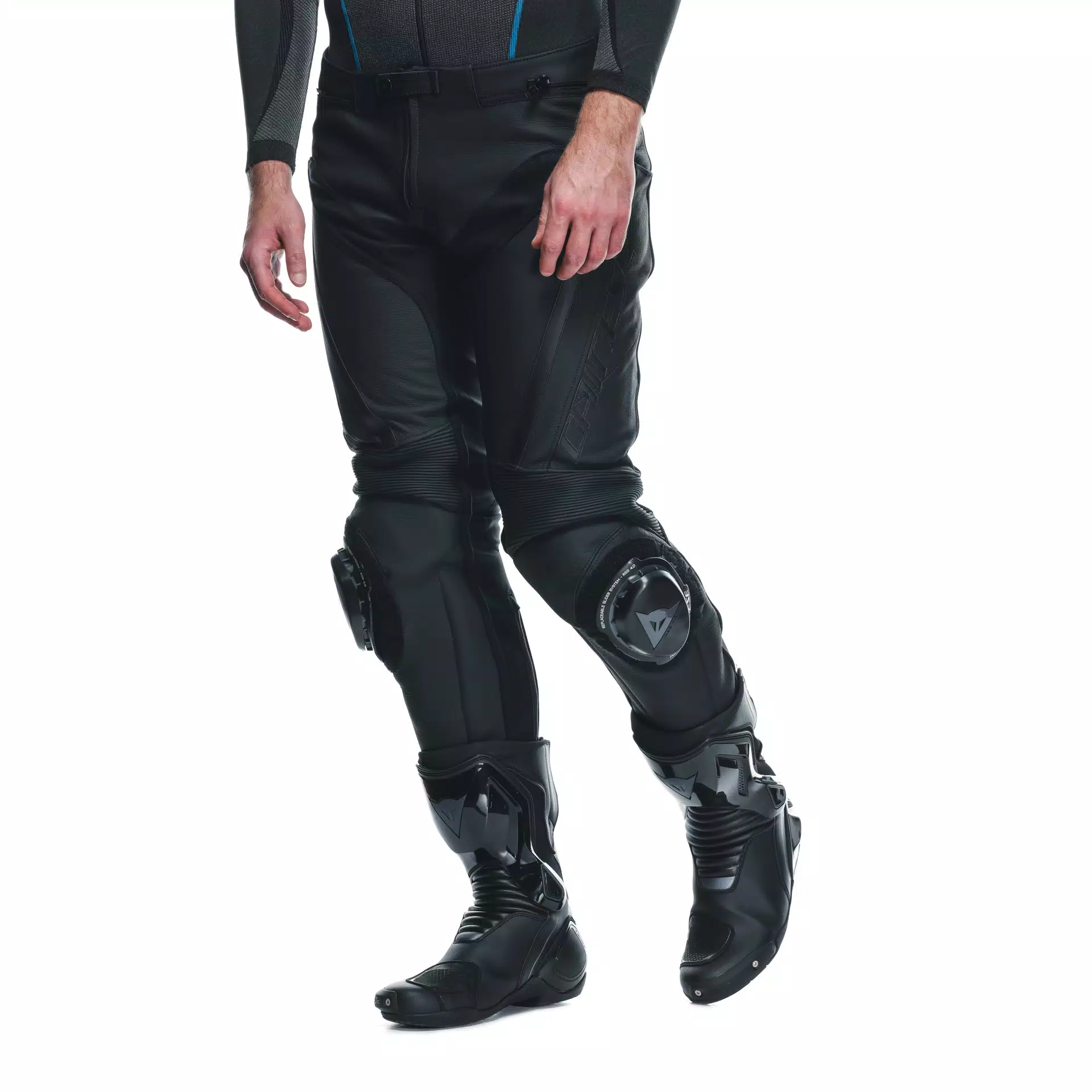 DELTA 4 - PANTALONI MOTO CONFORMATI IN PELLE UOMO