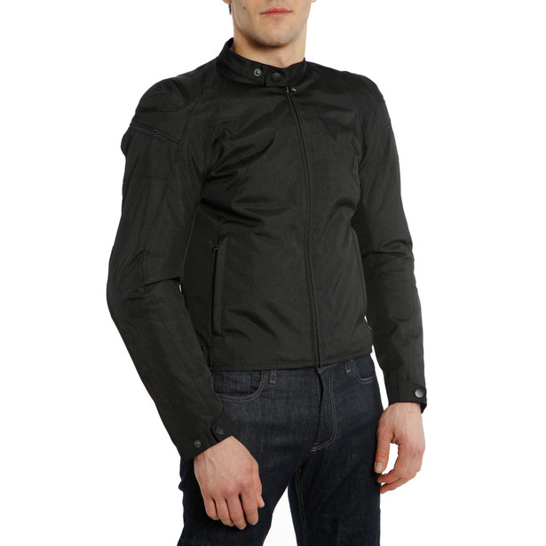 mistica-tex-giacca-moto-in-tessuto-uomo-black-black image number 4
