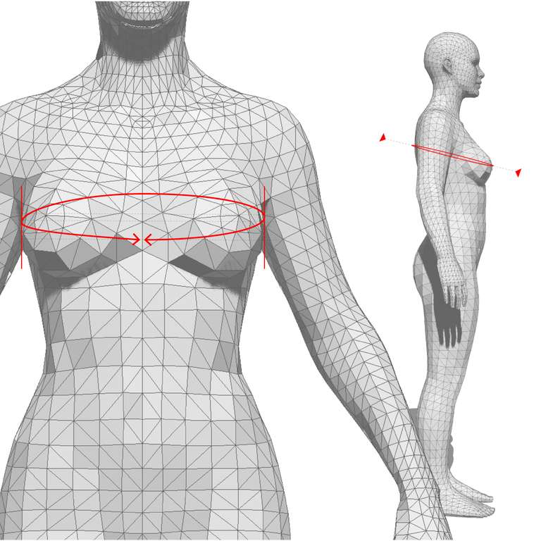 BREAST CIRCUMFERENCE