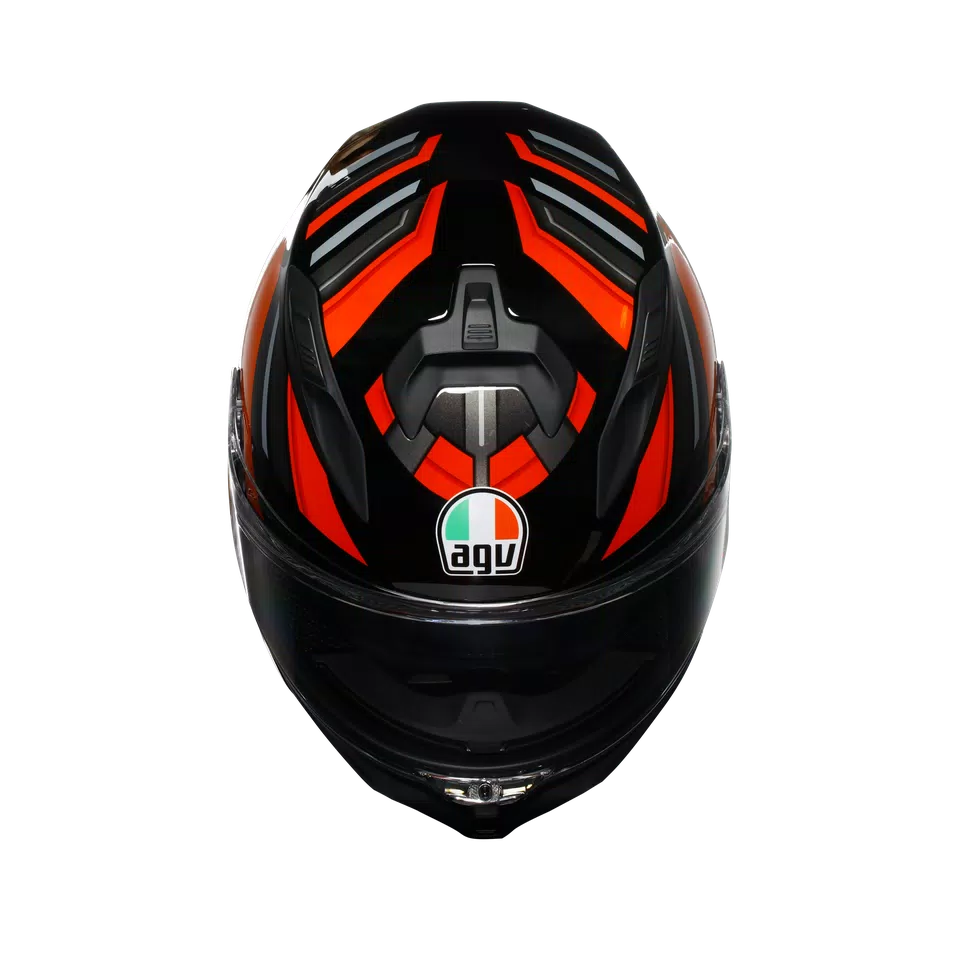K7 MPLK TAURAX BLACK/RED - MOTORBIKE FULL FACE HELMET DOT (E2206) -  - 7