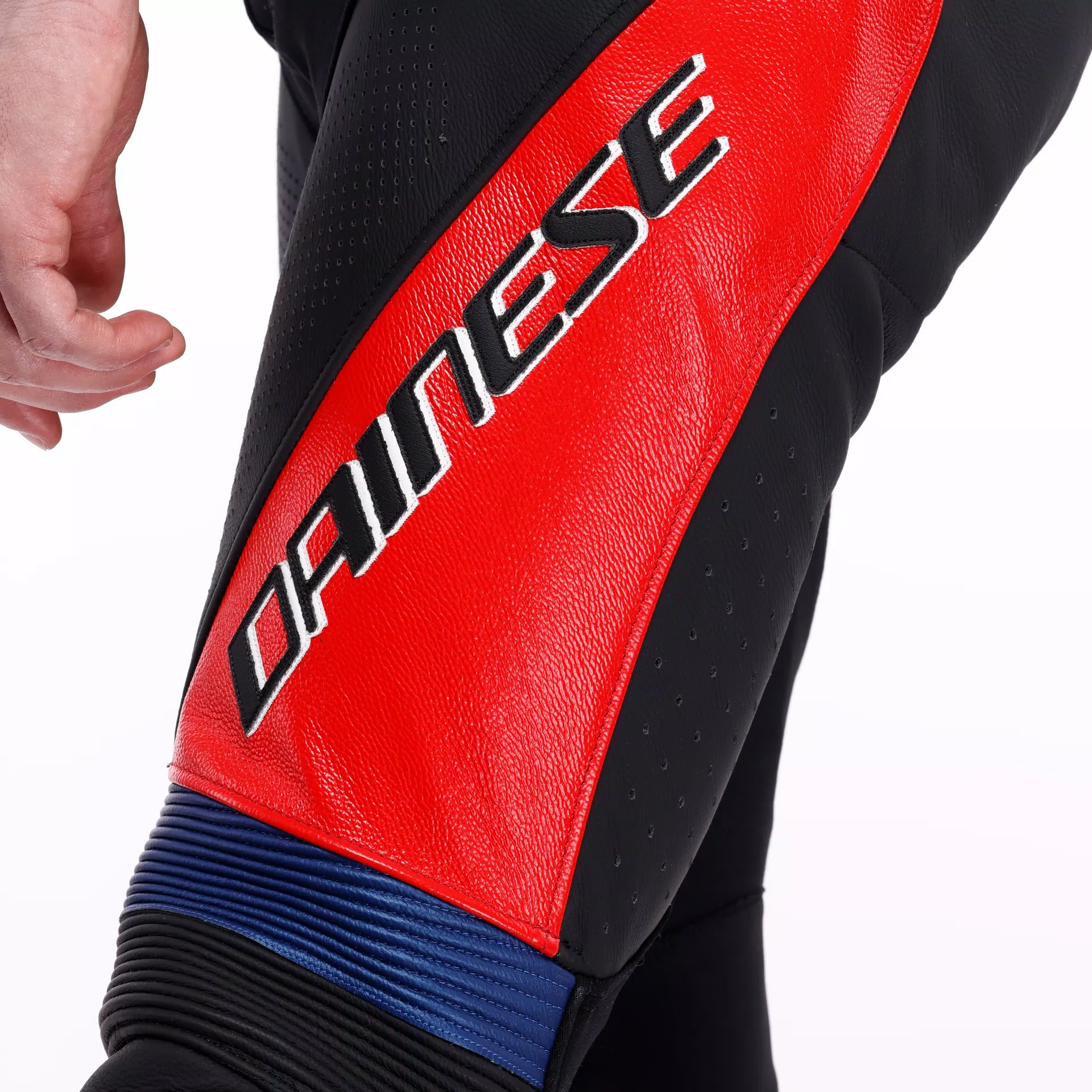 LAGUNA SECA 6 - PERFORATED ONE-PIECE LEATHER RACING SUIT