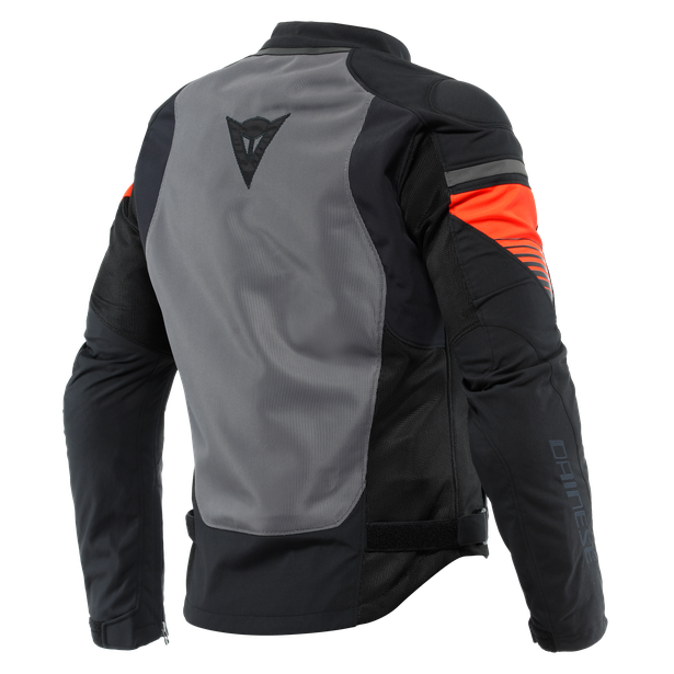 air-fast-tex-giacca-moto-estiva-in-tessuto-uomo-black-gray-fluo-red image number 1
