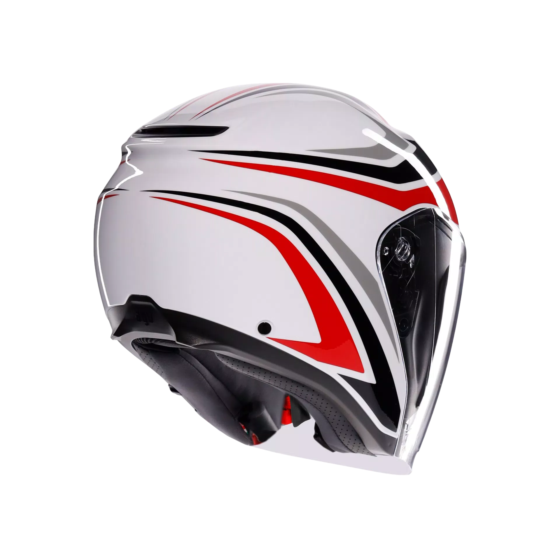IRIDES TOLOSA BLACK/GREY/RED - CASQUE MOTO JET E2206