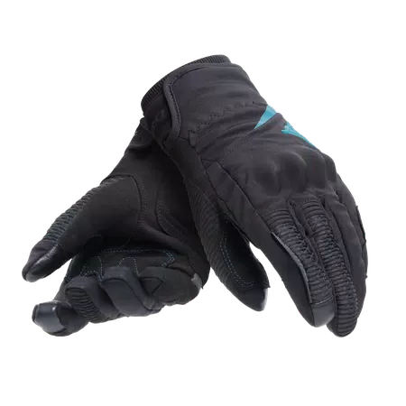 TRENTO D-DRY® - DAMES WATERDICHTE MOTORFIETSHANDSCHOENEN - BLACK/OCEAN-DEPTHS - 5