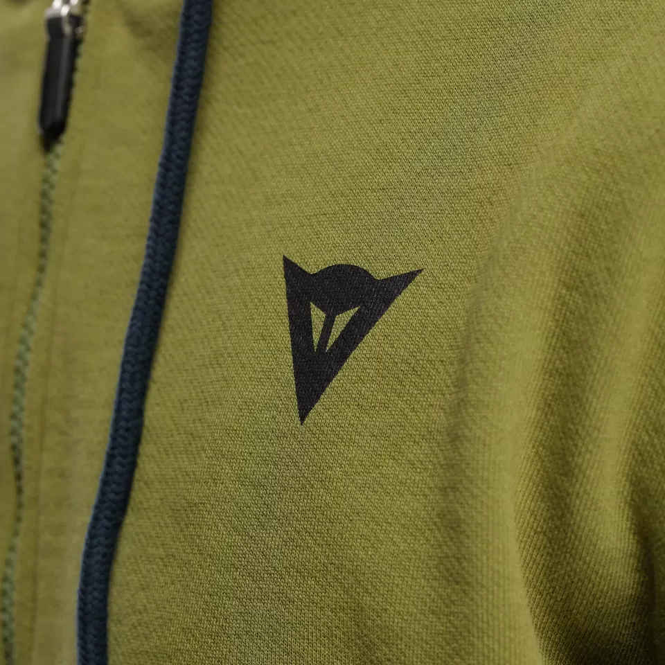 SPEED DEMON - FULL-ZIP 100% COTTON HOODIE - OLIVE BRANCH - 6