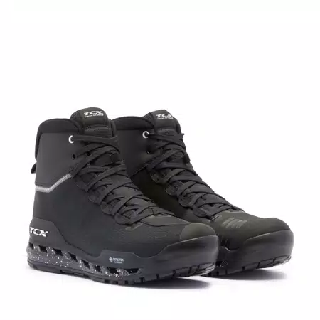 CLIMATREK SURROUND GTX BOTTINES MOTO TOURING IMPERMÉABLES HOMME - NOIR/BLANC -  - 1