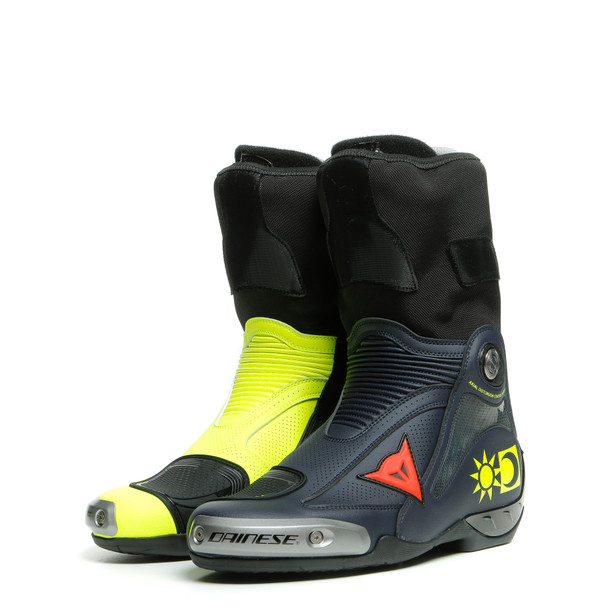 axial-d1-replica-valentino-boots-giallo-fluo-blu-reggiani image number 1