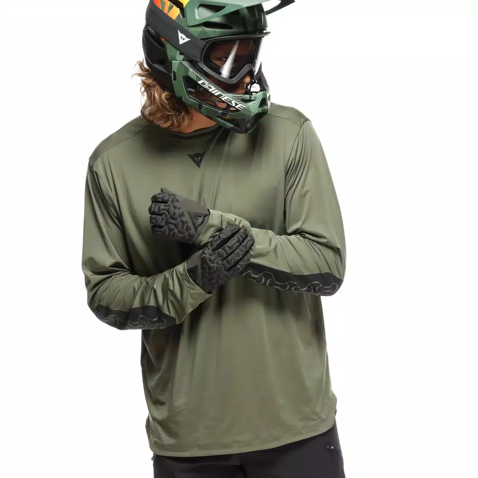 HG ROX JERSEY LS - MEN'S LONG SLEEVE BIKE T-SHIRT - GREEN - 5