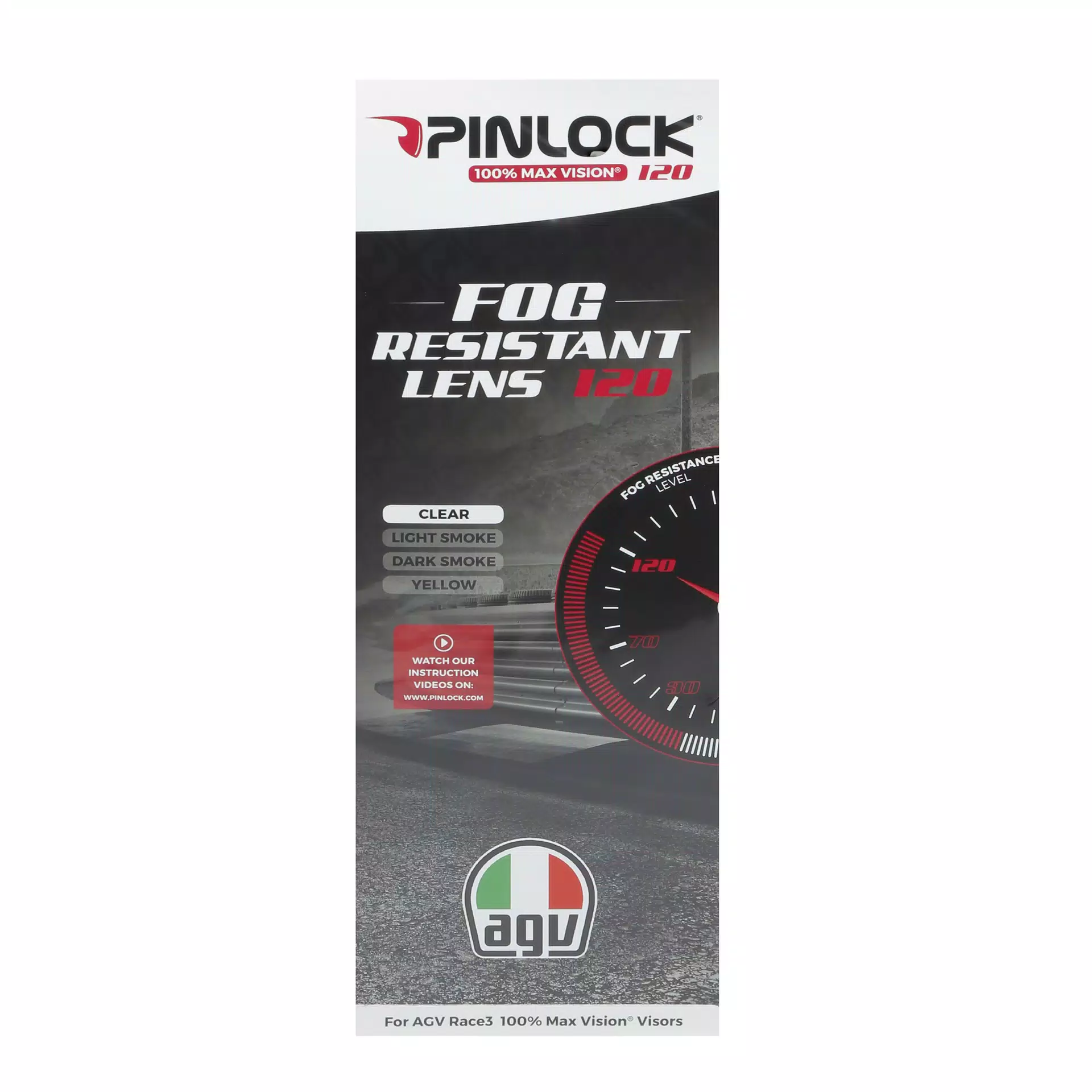 MAX PINLOCK® LENS 120 PISTA GP RR/PISTA GP R/CORSA R