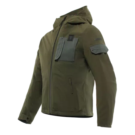 CORSO ABSØLUTESHELL™ PRO - MEN'S WATERPROOF MOTORCYCLE JACKET - GREEN - 1