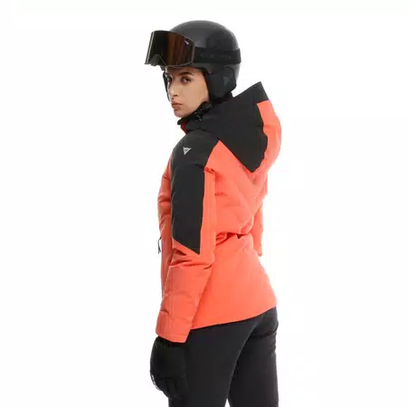 VIRTUS DERMIZAX EV™ - WOMEN'S WATERPROOF DOWN JACKET - CORAL/STRETCH LIMO - 4