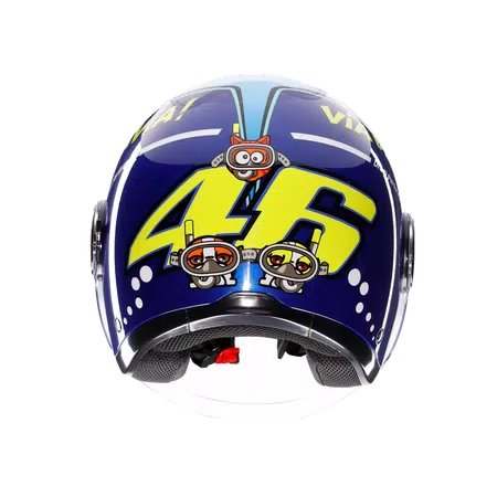 ETERES ROSSI MISANO 2015 - MOTORBIKE OPEN FACE HELMET E2206 -  - 5