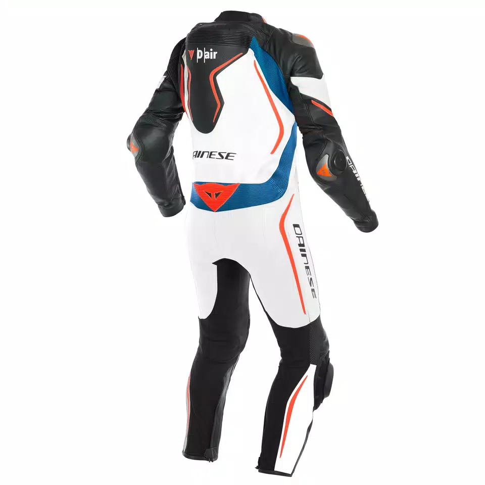 MISANO 2 D-AIR PERF. 1PC SUIT - BLACK-MATT/WHITE/LIGHT-BLUE - 2
