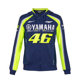 YAMAHA VR46 HOODIE BLUE-ROYAL-YAMAHA