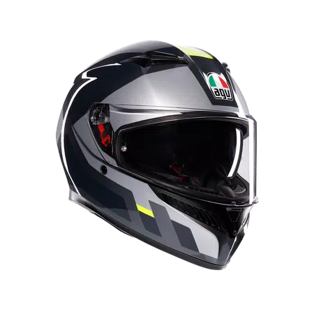 K3 SHADE GREY/YELLOW FLUO - CASCO MOTO INTEGRAL E2206 -  - 1