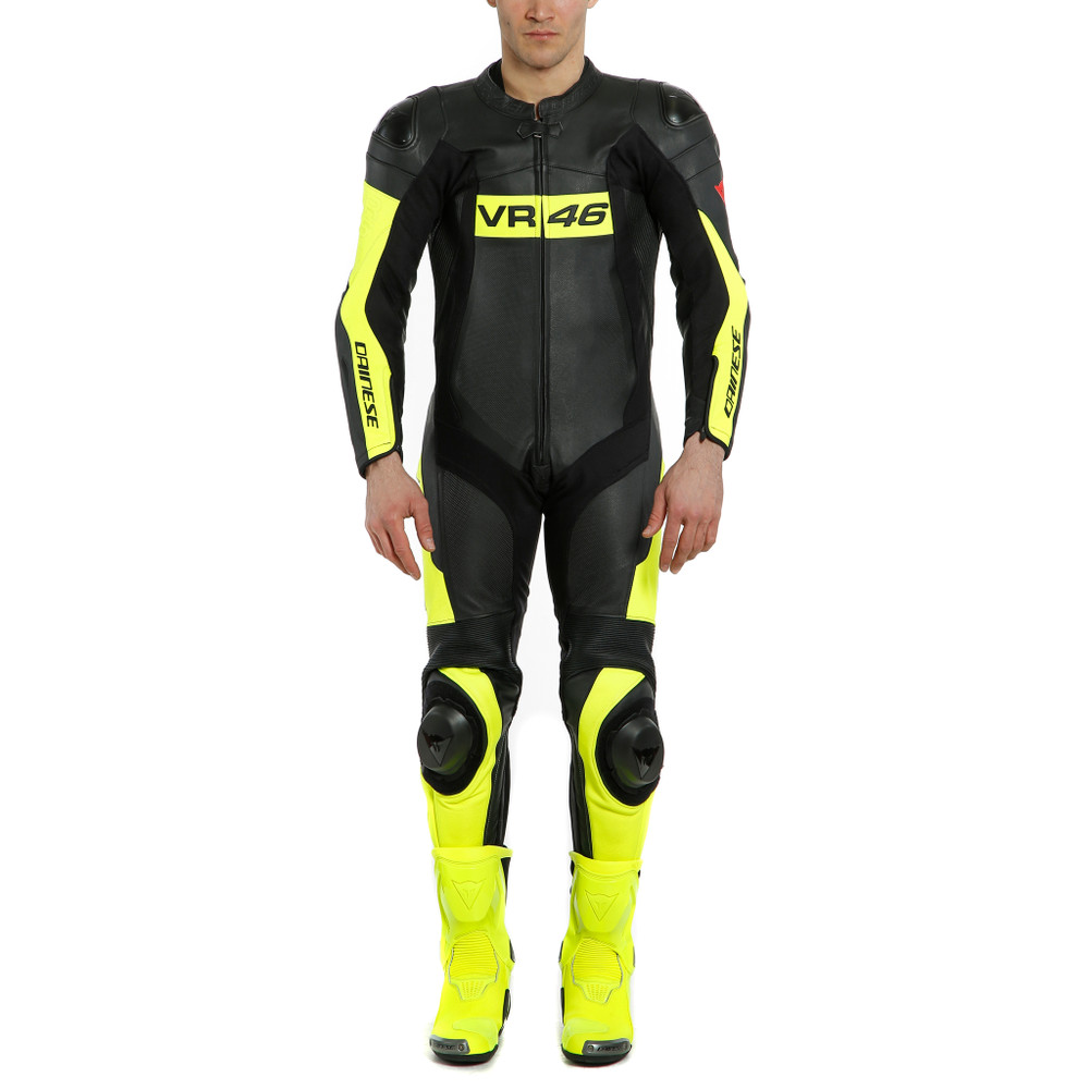 vr46-tavullia-leather-1pc-suit-perf-black-fluo-yellow image number 10