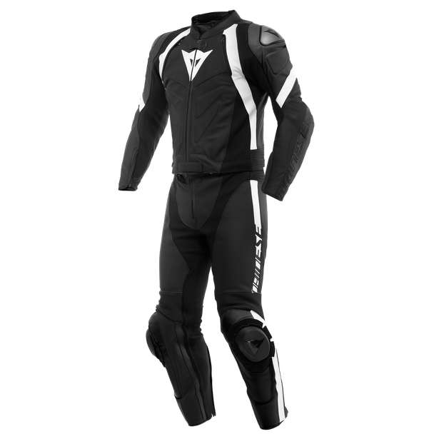 avro-4-leather-2pcs-suit-s-t-black-matt-black-matt-white image number 0