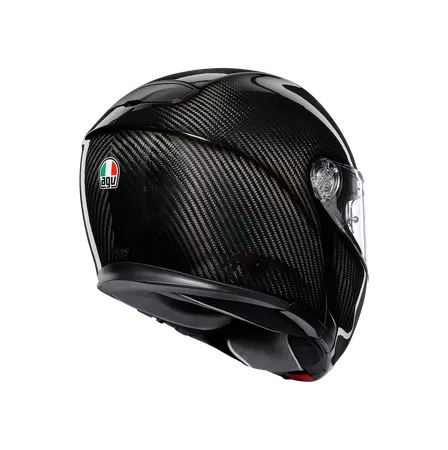 SPORTMODULAR GLOSSY CARBON - MOTORBIKE FLIP UP HELMET E2205 -  - 5