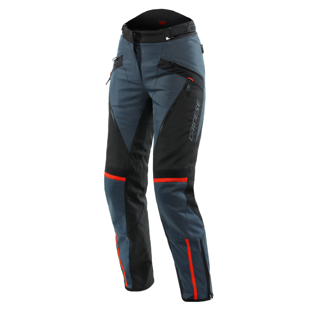 tempest-3-d-dry-pantaloni-moto-impermeabili-donna-ebony-black-lava-red image number 0