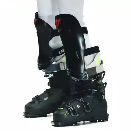 KID'S SCARABEO R001 SKI SHIN GUARDS - BLACK - 2