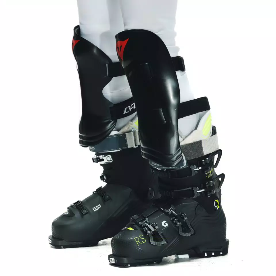 KID'S SCARABEO R001 SKI SHIN GUARDS - BLACK - 2