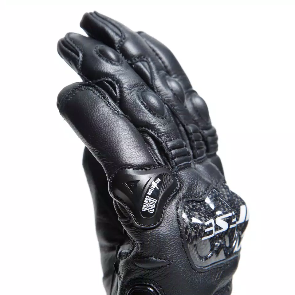 CARBON 4 - GUANTI MOTO LUNGHI IN PELLE UOMO - BLACK/BLACK/BLACK - 8