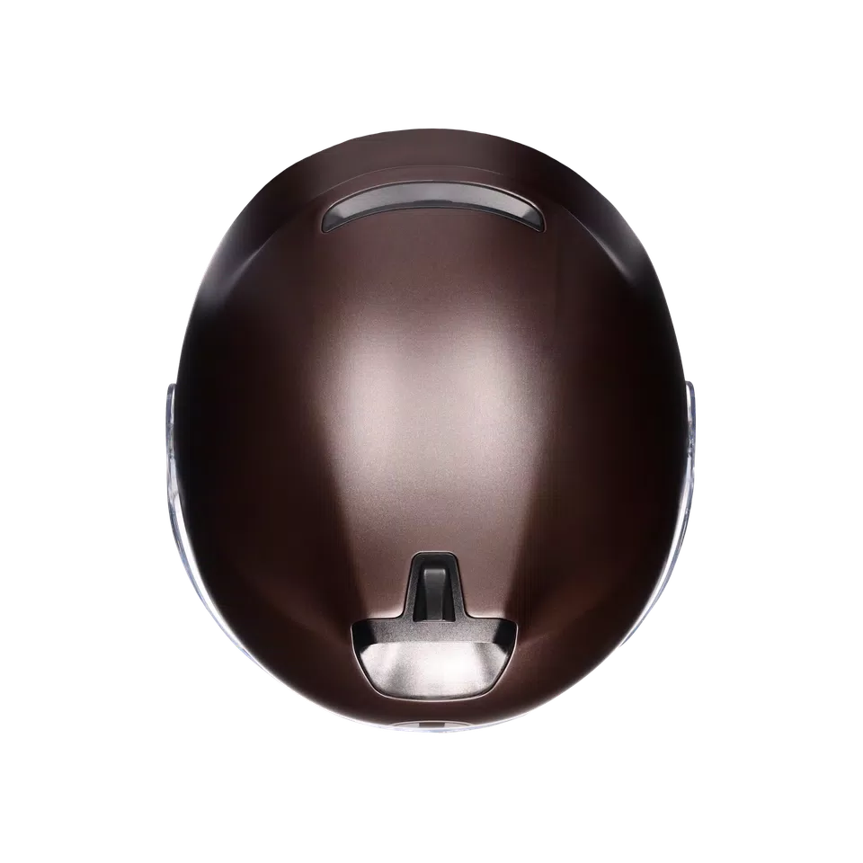 IRIDES MONO MATT PREGIATO BRONZE - MOTORBIKE OPEN FACE HELMET E2206 -  - 7