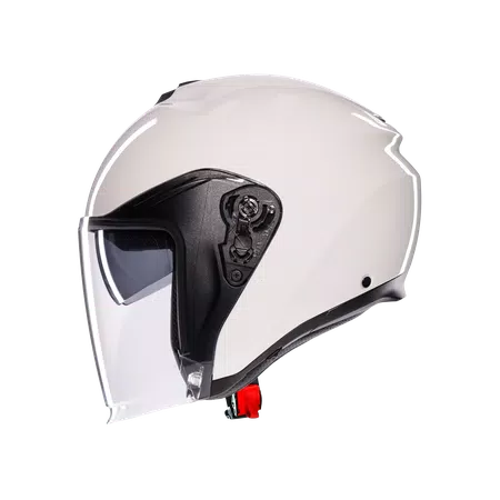 IRIDES MONO MATERIA WHITE - MOTORBIKE OPEN FACE HELMET E2206 -  - 4